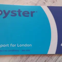 Karta Oyster, bilet 3 dniowy na metro londyn. Transport for London.