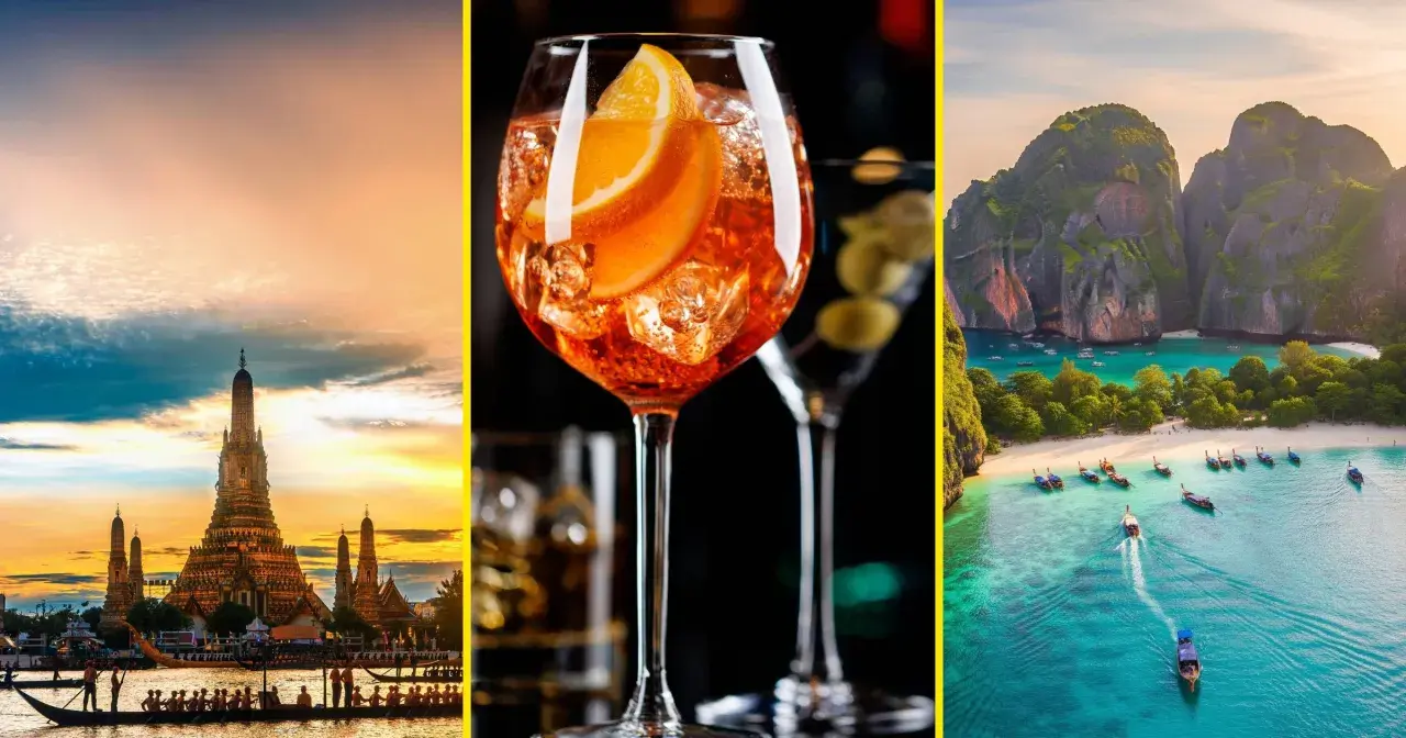 Tajlandia: świątynia Wat Arun, drink Aperol Spritz i rajska plaża. Sprawdź tajlandia ceny alkoholu i zaplanuj wakacje!